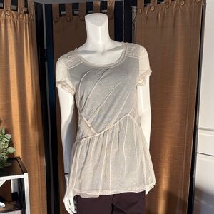 Chic Cream Women's Blouse